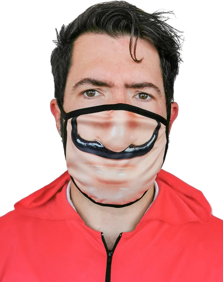 Elite - Dali mondkapje voor volwassenen - Maskers > Half maskers